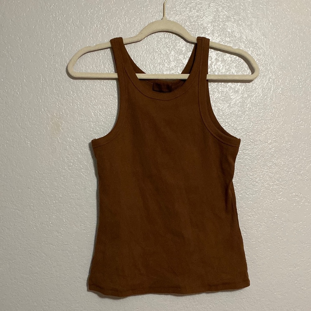 NWOT Nuuds WOMEN'S ESSENTIAL RIB TANK TOP size s